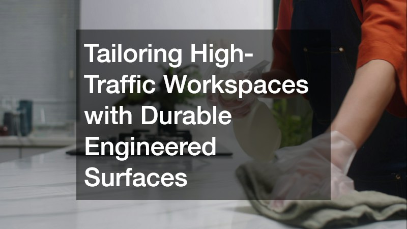Tailoring High-Traffic Workspaces with Durable Engineered Surfaces