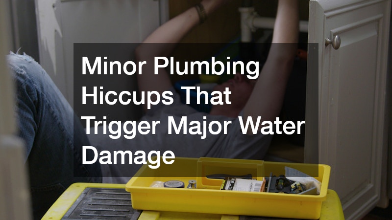 Minor Plumbing Hiccups That Trigger Major Water Damage