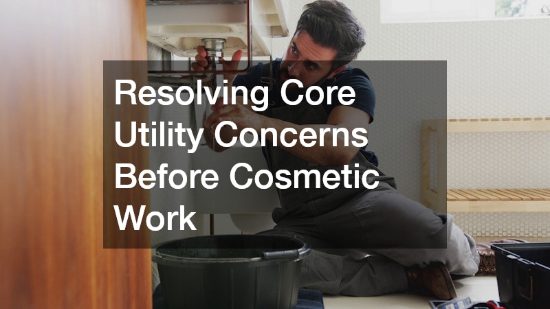 Resolving Core Utility Concerns Before Cosmetic Work
