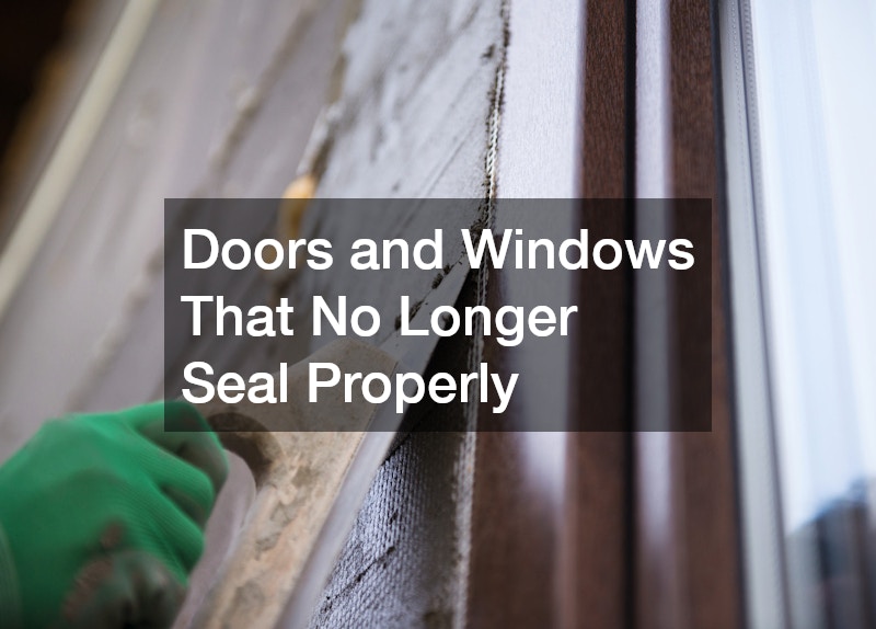 Doors and Windows That No Longer Seal Properly