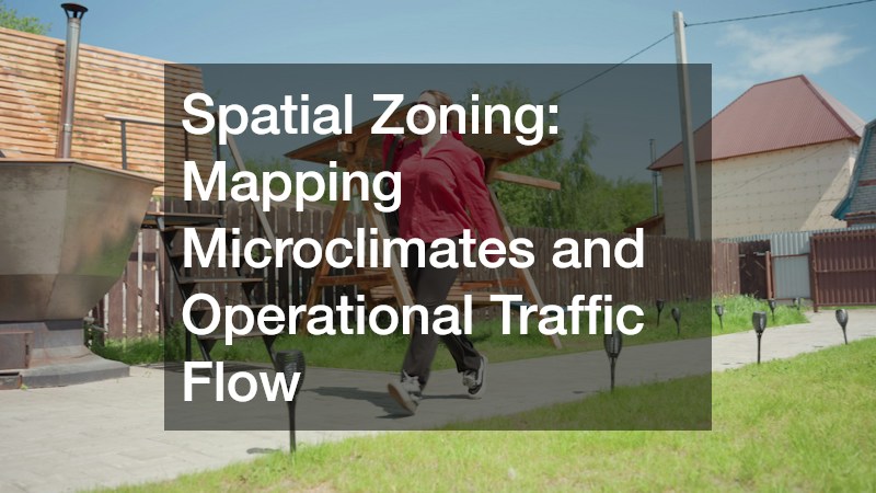 Spatial Zoning: Mapping Microclimates and Operational Traffic Flow
