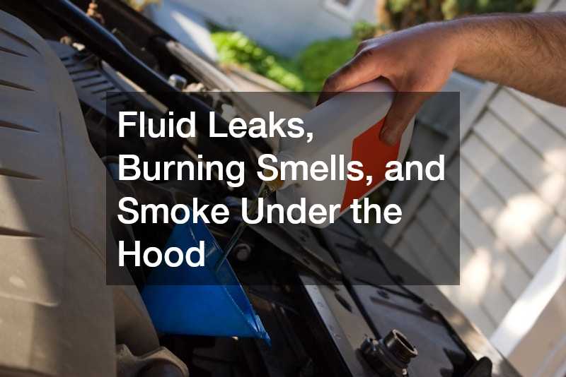 Fluid Leaks, Burning Smells, and Smoke Under the Hood