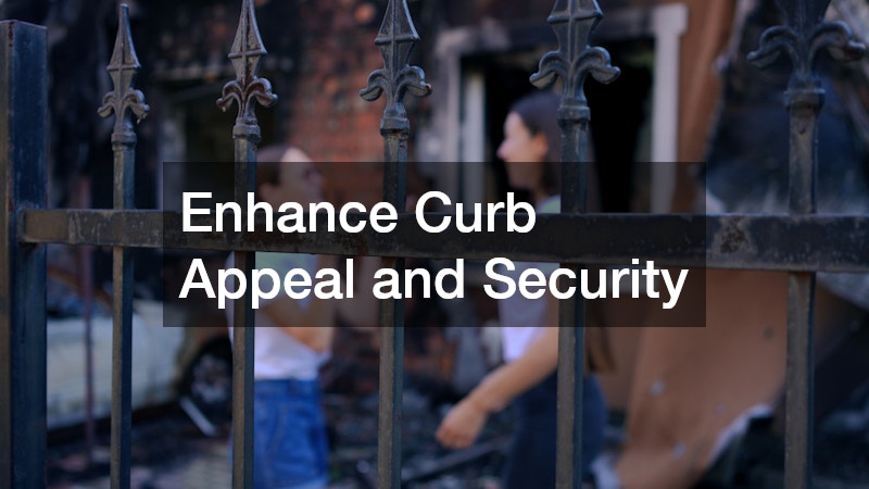 Enhance Curb Appeal and Security