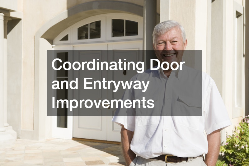 Coordinating Door and Entryway Improvements