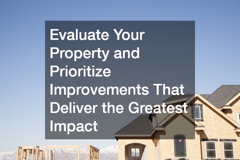 Evaluate Your Property and Prioritize Improvements That Deliver the Greatest Impact