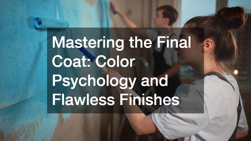 Mastering the Final Coat: Color Psychology and Flawless Finishes