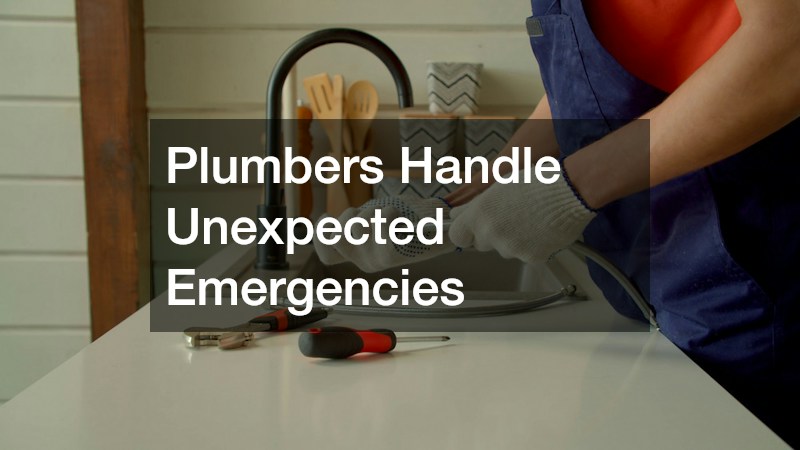 Plumbers Handle Unexpected Emergencies