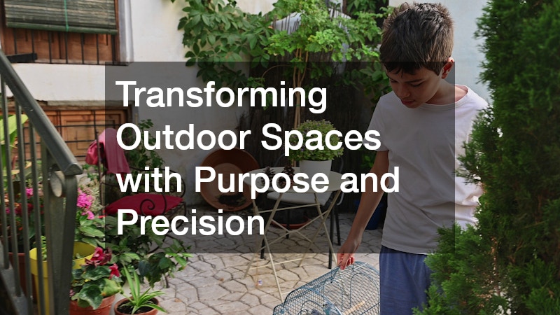 Transforming Outdoor Spaces with Purpose and Precision