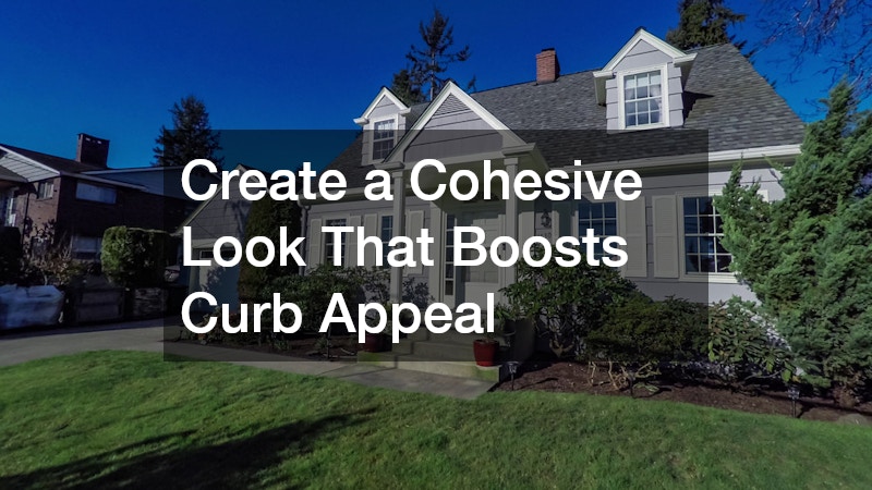 Create a Cohesive Look That Boosts Curb Appeal