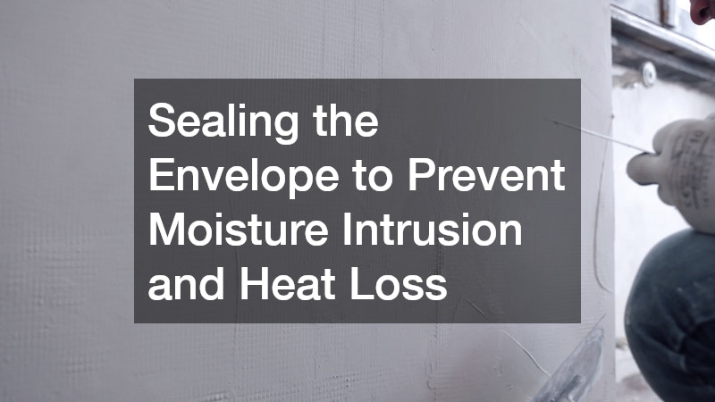 Sealing the Envelope to Prevent Moisture Intrusion and Heat Loss