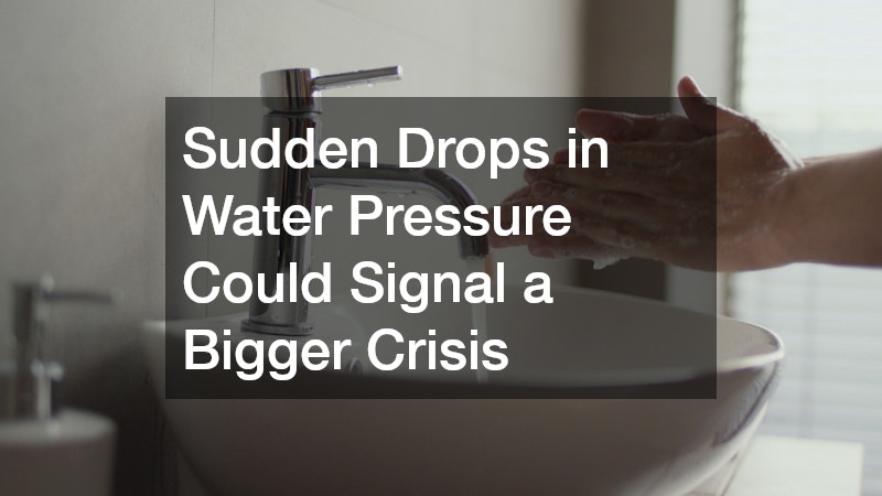 Sudden Drops in Water Pressure Could Signal a Bigger Crisis