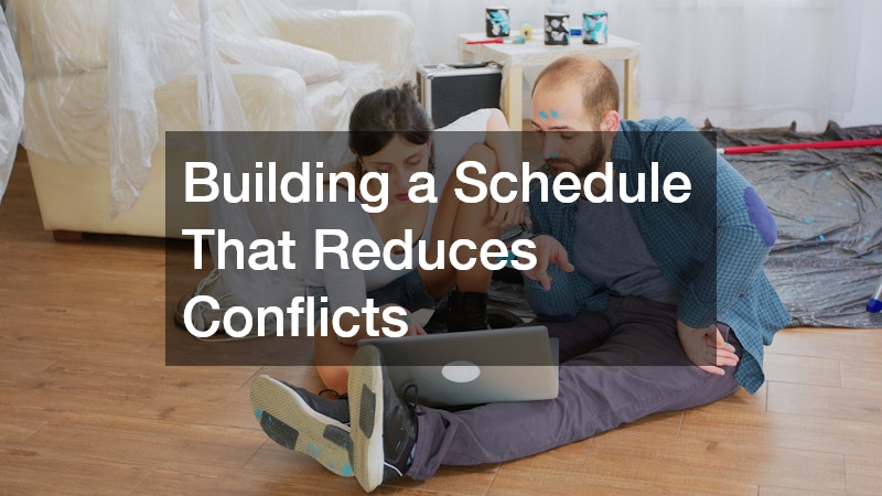 Building a Schedule That Reduces Conflicts
