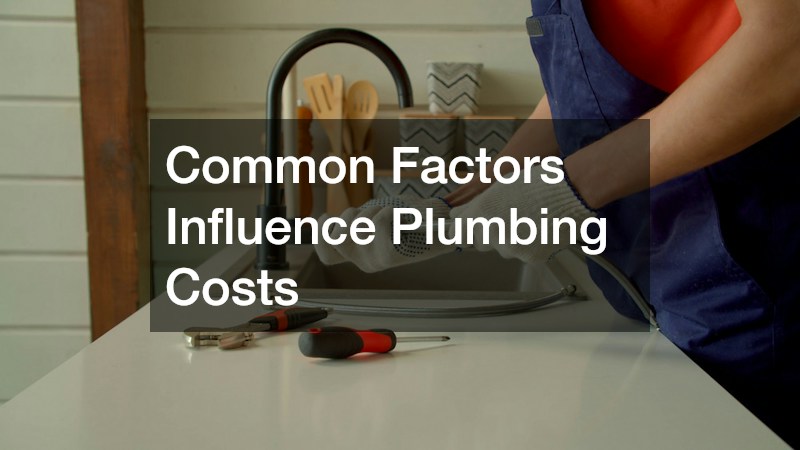 Common Factors Influence Plumbing Costs