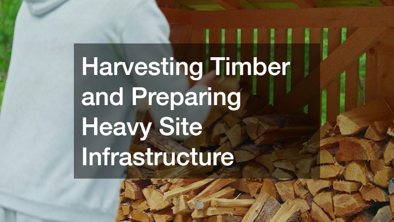 Harvesting Timber and Preparing Heavy Site Infrastructure