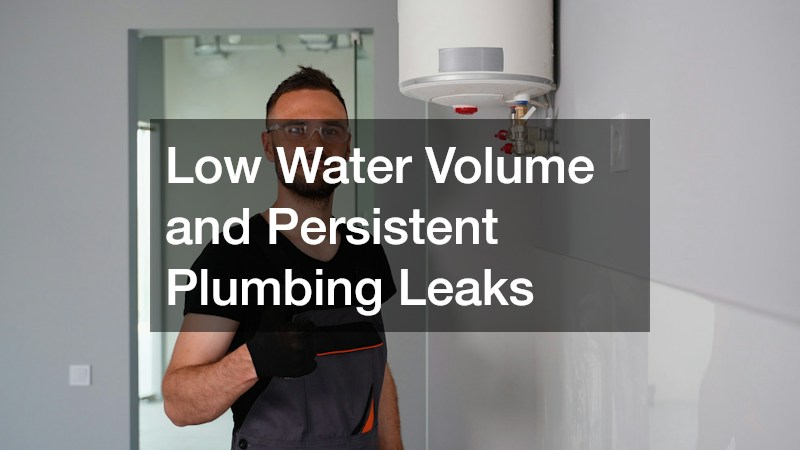 Low Water Volume and Persistent Plumbing Leaks