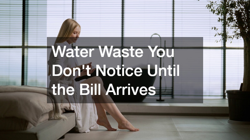 Water Waste You Don’t Notice Until the Bill Arrives