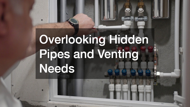 Overlooking Hidden Pipes and Venting Needs