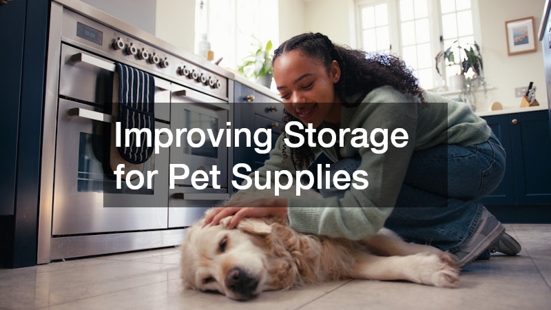 Improving Storage for Pet Supplies