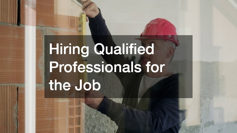 Hiring Qualified Professionals for the Job