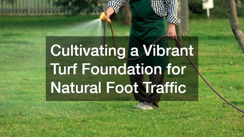 Cultivating a Vibrant Turf Foundation for Natural Foot Traffic
