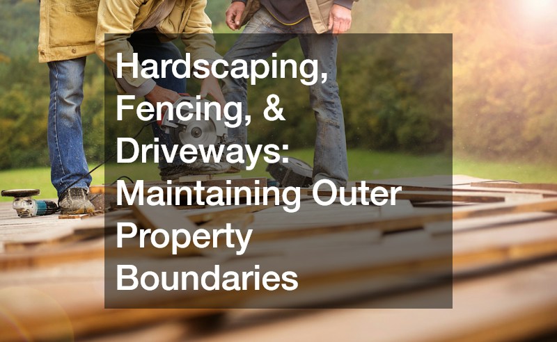 Hardscaping, Fencing, & Driveways: Maintaining Outer Property Boundaries