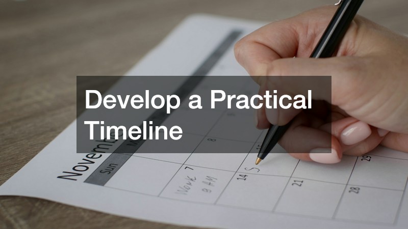 Develop a Practical Timeline