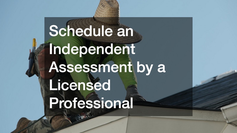 Schedule an Independent Assessment by a Licensed Professional