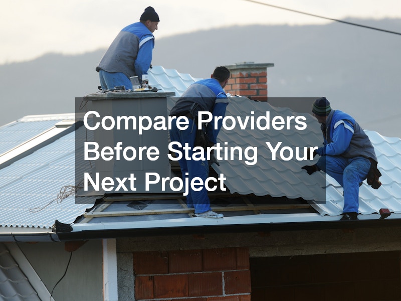 Compare Providers Before Starting Your Next Project
