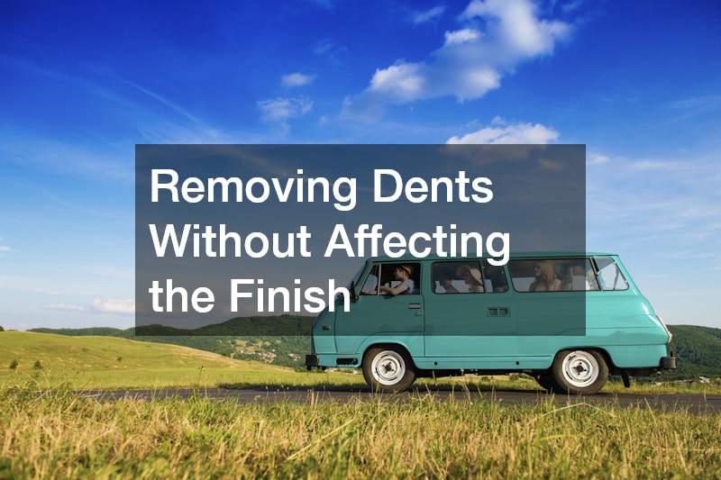 Removing Dents Without Affecting the Finish