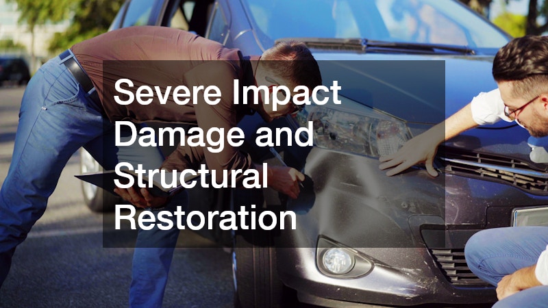 Severe Impact Damage and Structural Restoration