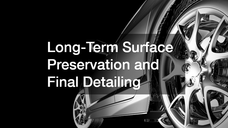 Long-Term Surface Preservation and Final Detailing