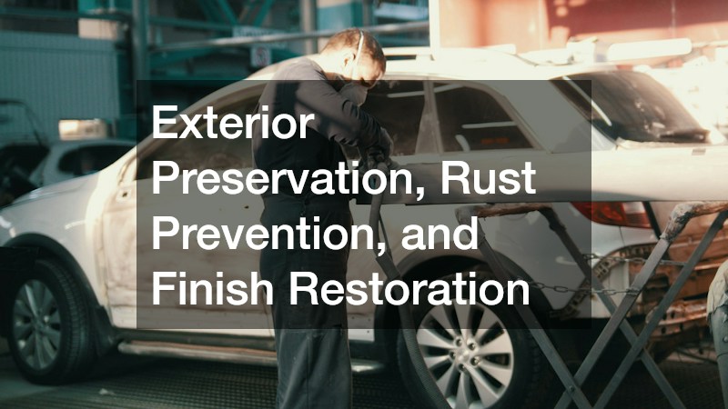 Exterior Preservation, Rust Prevention, and Finish Restoration