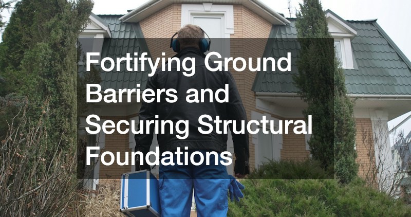 Fortifying Ground Barriers and Securing Structural Foundations