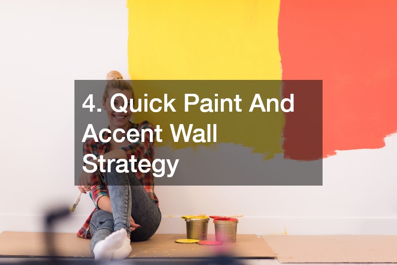 4. Quick Paint And Accent Wall Strategy