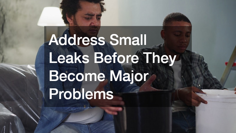 Address Small Leaks Before They Become Major Problems