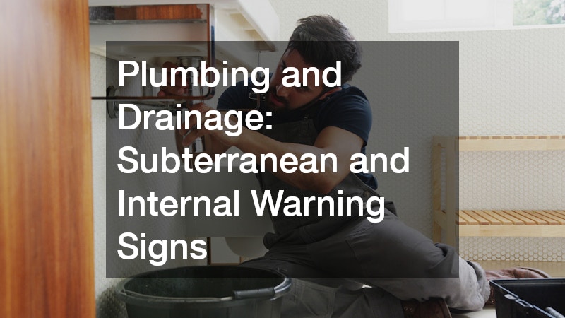 Plumbing and Drainage: Subterranean and Internal Warning Signs