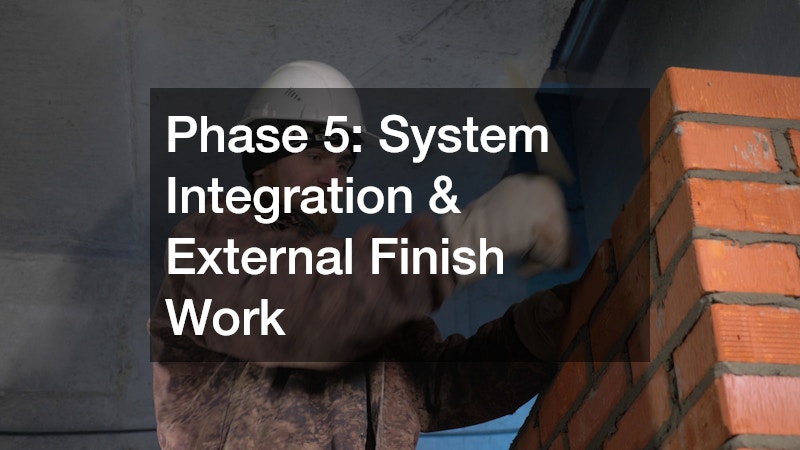 Phase 5: System Integration & External Finish Work