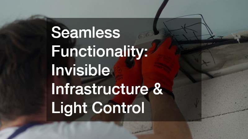 Seamless Functionality: Invisible Infrastructure & Light Control