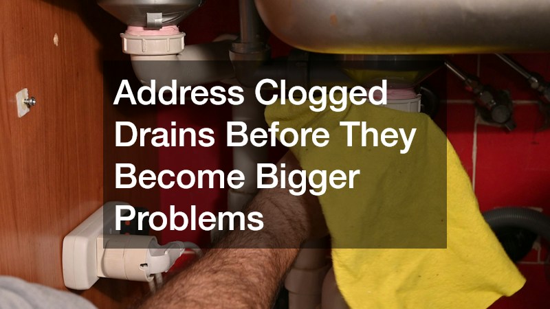Address Clogged Drains Before They Become Bigger Problems