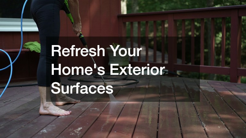 Refresh Your Home’s Exterior Surfaces