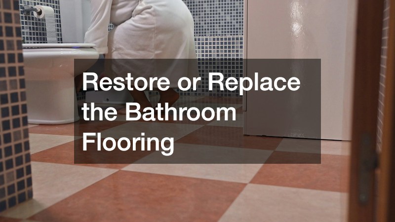 Restore or Replace the Bathroom Flooring