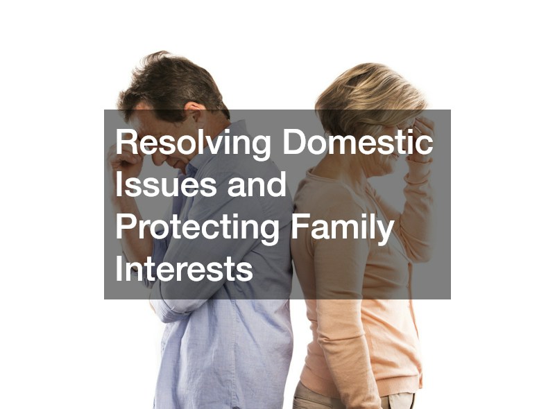 Resolving Domestic Issues and Protecting Family Interests