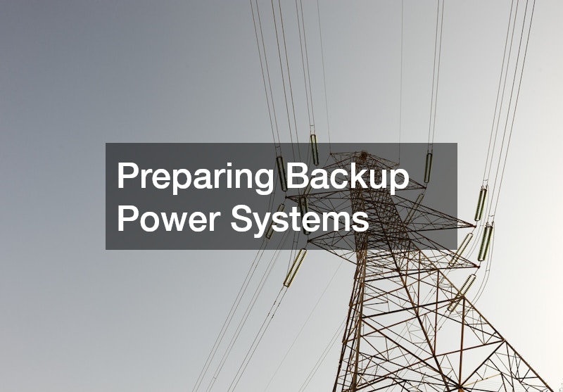 Preparing Backup Power Systems