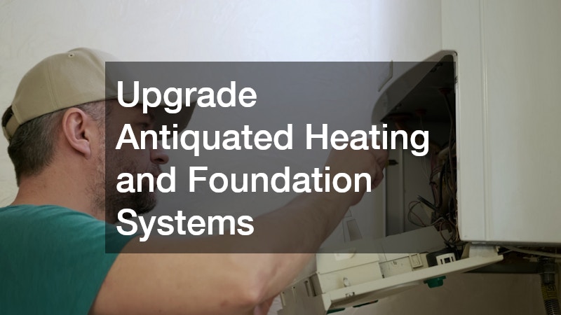 Upgrade Antiquated Heating and Foundation Systems