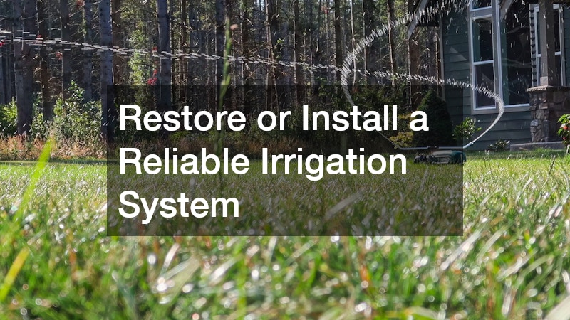 Restore or Install a Reliable Irrigation System