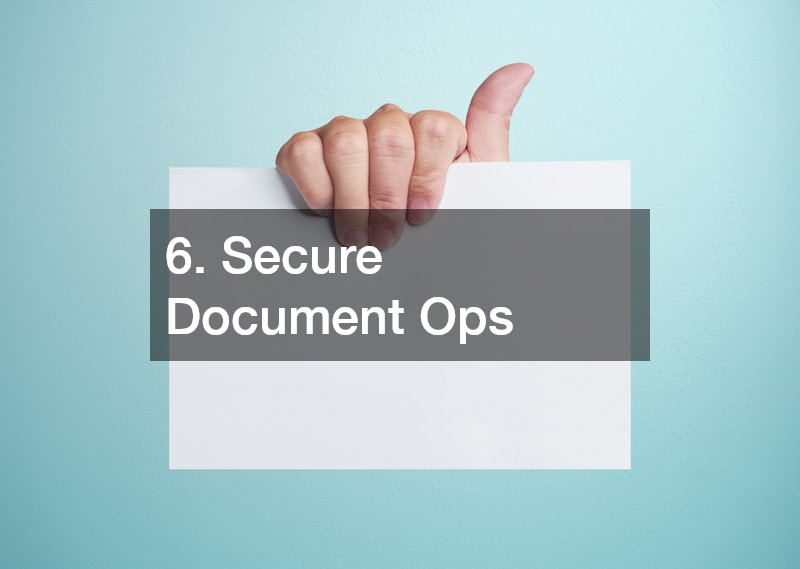 6. Secure Document Ops