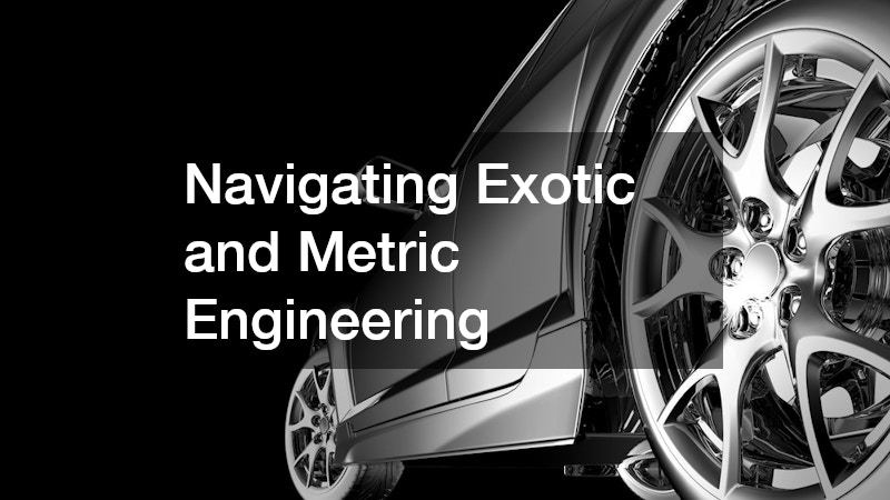 Navigating Exotic and Metric Engineering