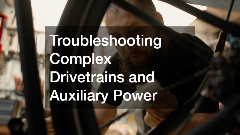 Troubleshooting Complex Drivetrains and Auxiliary Power