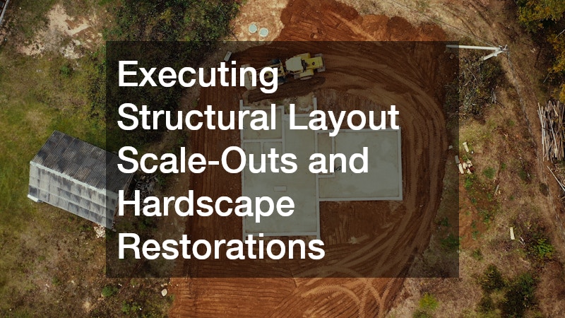 Executing Structural Layout Scale-Outs and Hardscape Restorations