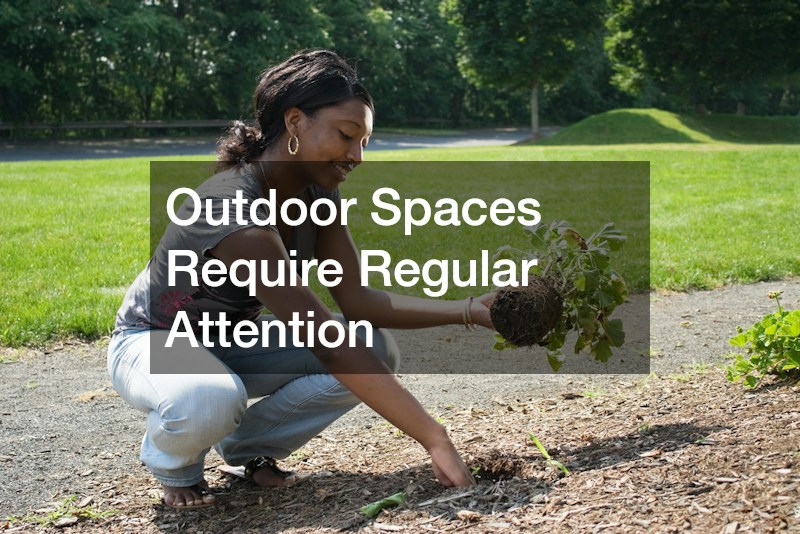 Outdoor Spaces Require Regular Attention